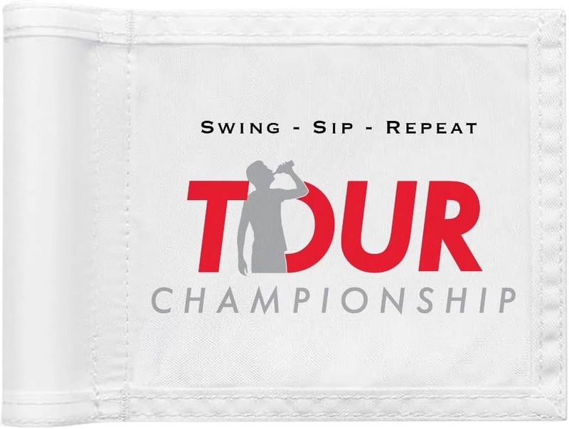 WATSY Golf Flag 8x6 Inch – 420D Nylon Double-Sided Mini Pin Flag with tube insert, Practice Putting Green Flags for Yard - Champions Tour - Image 1